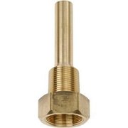 Weiss Instruments 3/4" NPT Brass Thermowell 3 1/2" stem E35-75BS